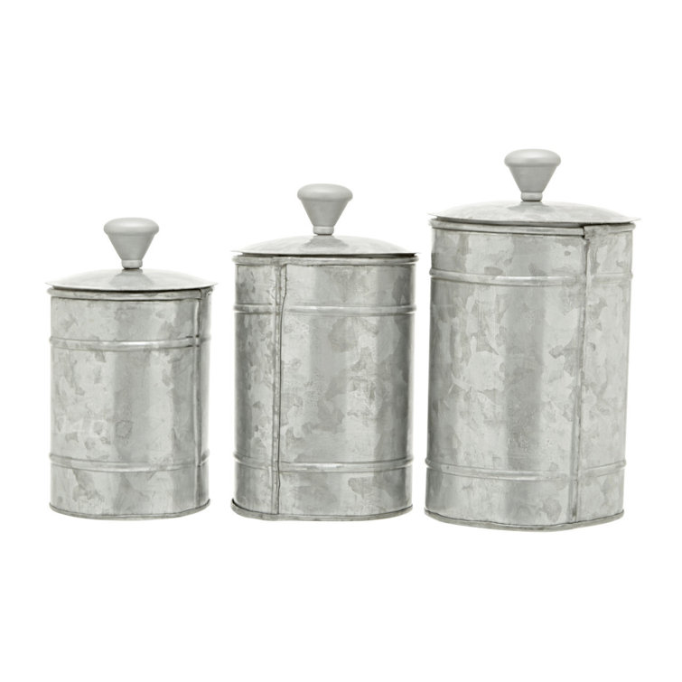 Brambly Cottage Drummond 3 Piece Kitchen Canister Set Wayfair.co.uk